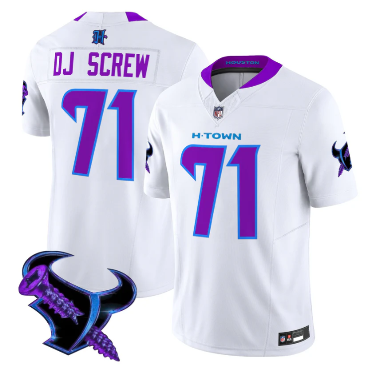 Screw Jersey #1971 DJ Screw 2025 Vapor Limited All Stitched
