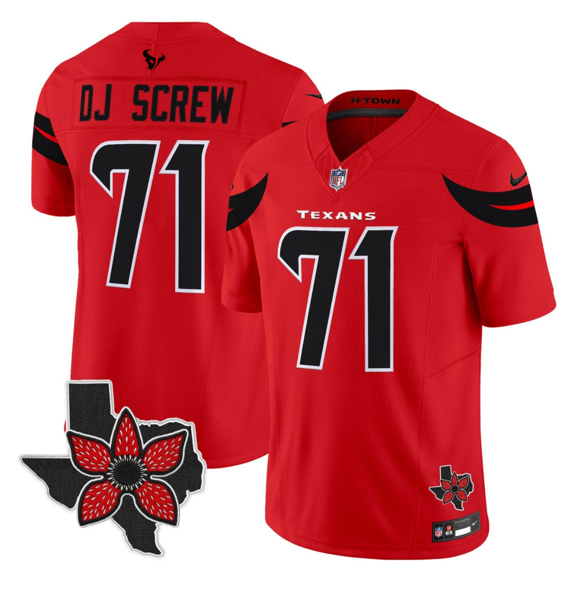 Screw Jersey #1971 Stranger Things Edition Vapor Limited Stitched