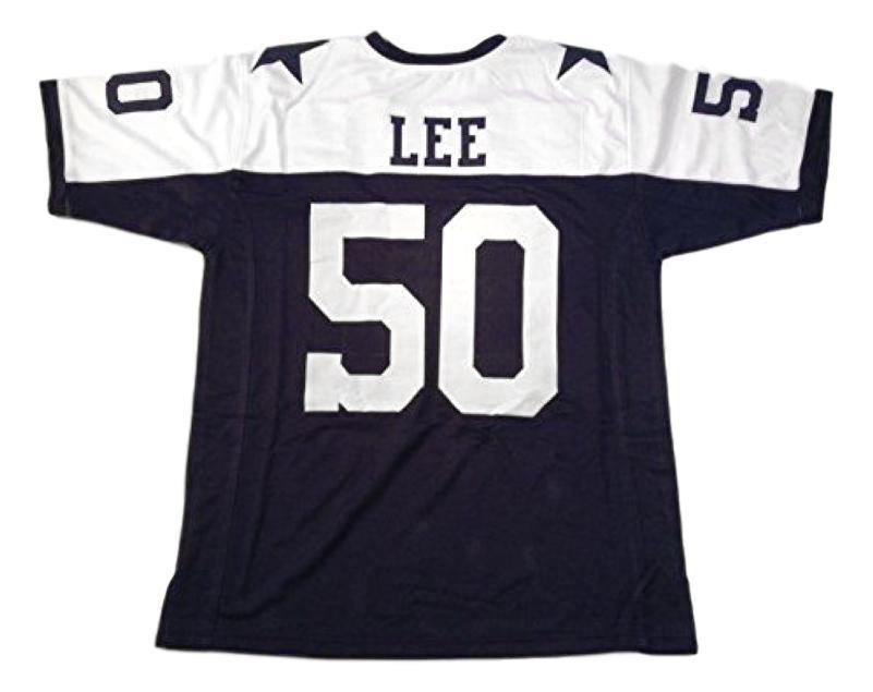 Sean Lee CUSTOM STITCHED Unsigned Football Jersey Blue
