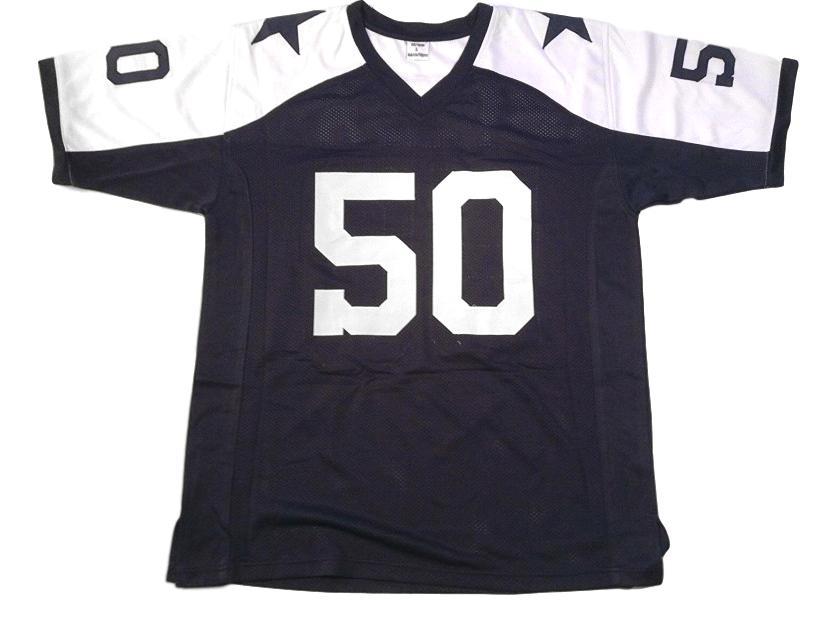 Sean Lee CUSTOM STITCHED Unsigned Football Jersey Blue