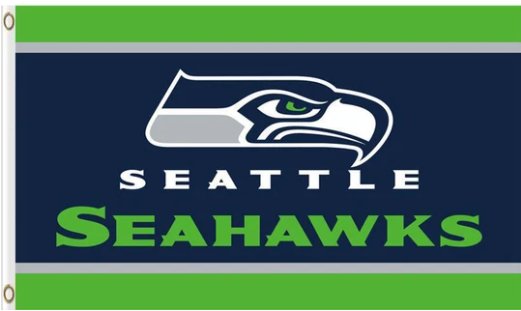 Seattle Seahawks Club Logo Flag 3X5 Ft Polyester Banner USA 90x150cm
