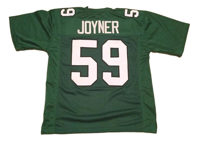 Seth Joyner CUSTOM STITCHED Unsigned Football Jersey Green