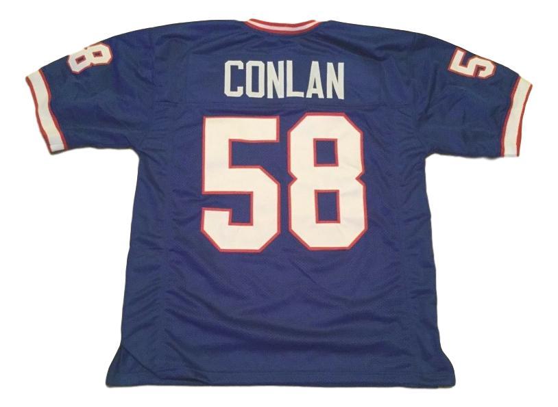 Shane Conlan CUSTOM STITCHED Unsigned Football Jersey Blue (Copy)