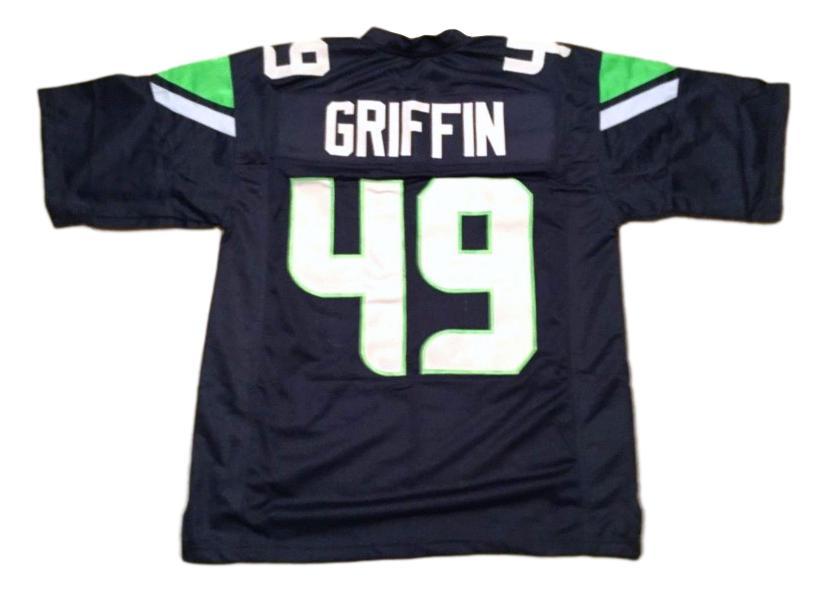 Shaquem Griffin CUSTOM STITCHED Unsigned Football Jersey Blue
