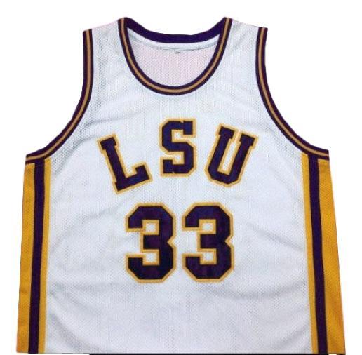 Shaquille O'Neal Jersey #33 Lsu College Basketball White