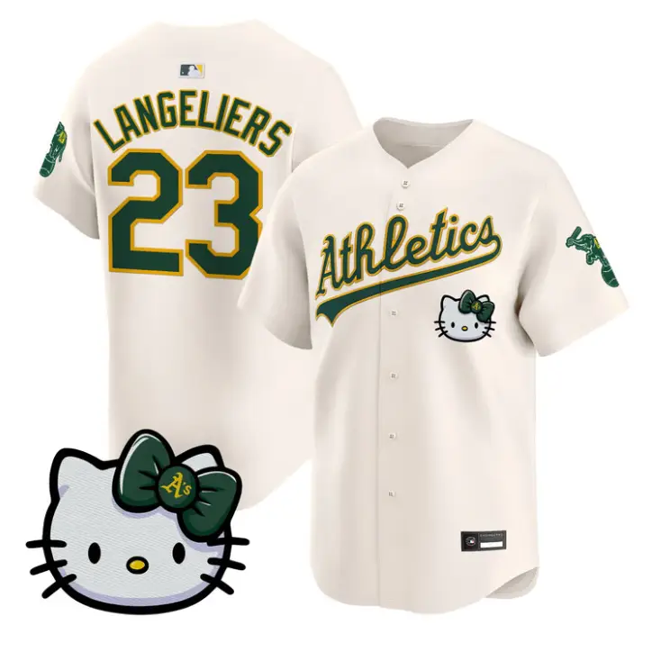 Shea Langeliers Jersey #23 Athletics Hello Kitty Vapor Premier Stitched