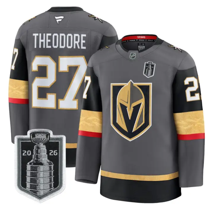 Shea Theodore Jersey #27 Vegas Golden Knights 2026 Stanley Cup Stitched