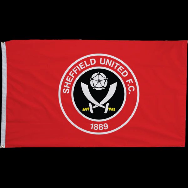 Sheffield United FC Flags Red 3x5ft polyester Sheffield United banner