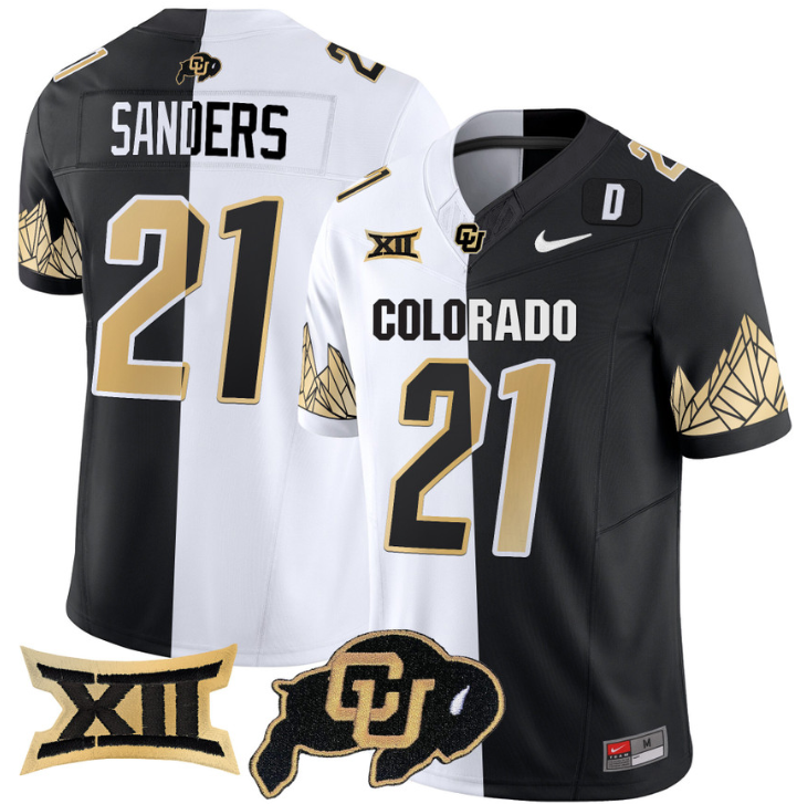Shilo Sanders Jersey #21 Colorado Buffaloes Vapor Limited Football Stripeout