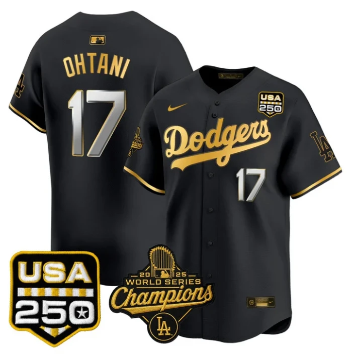 Shohei Ohtani Jersey #17 Dodgers 2025 World Series Champions 250 America Stitched
