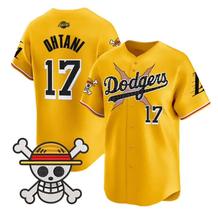 Shohei Ohtani Jersey #17 Dodgers One Piece Mamba Premier Stitched