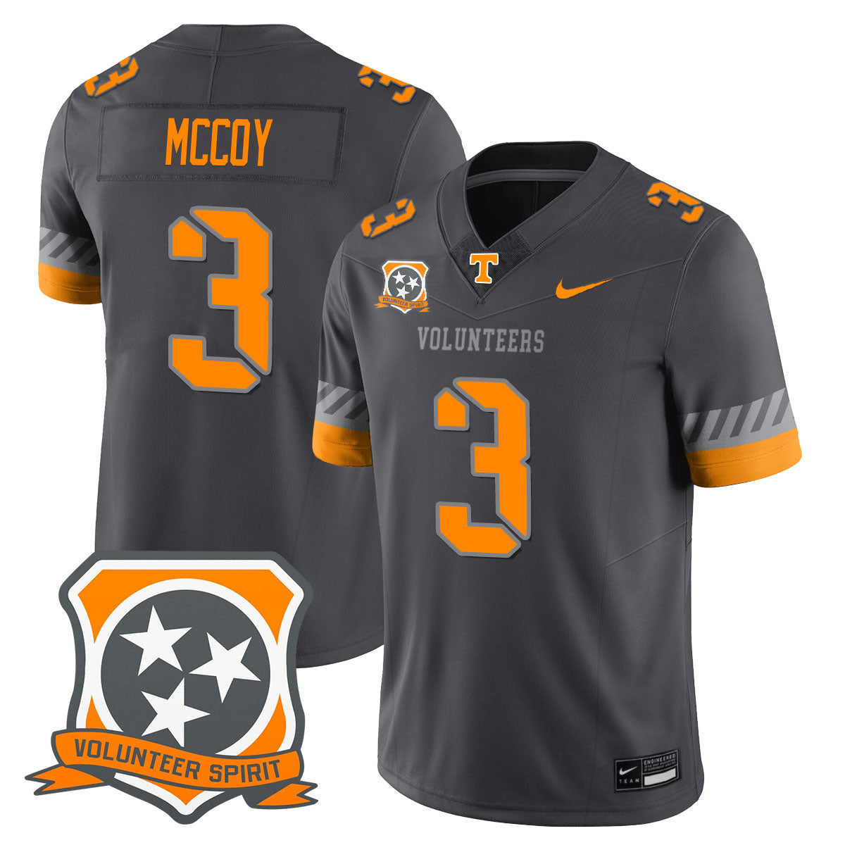 Men Tennessee Volunteers Football 2025 Spirit Limited Jersey - All Stitched