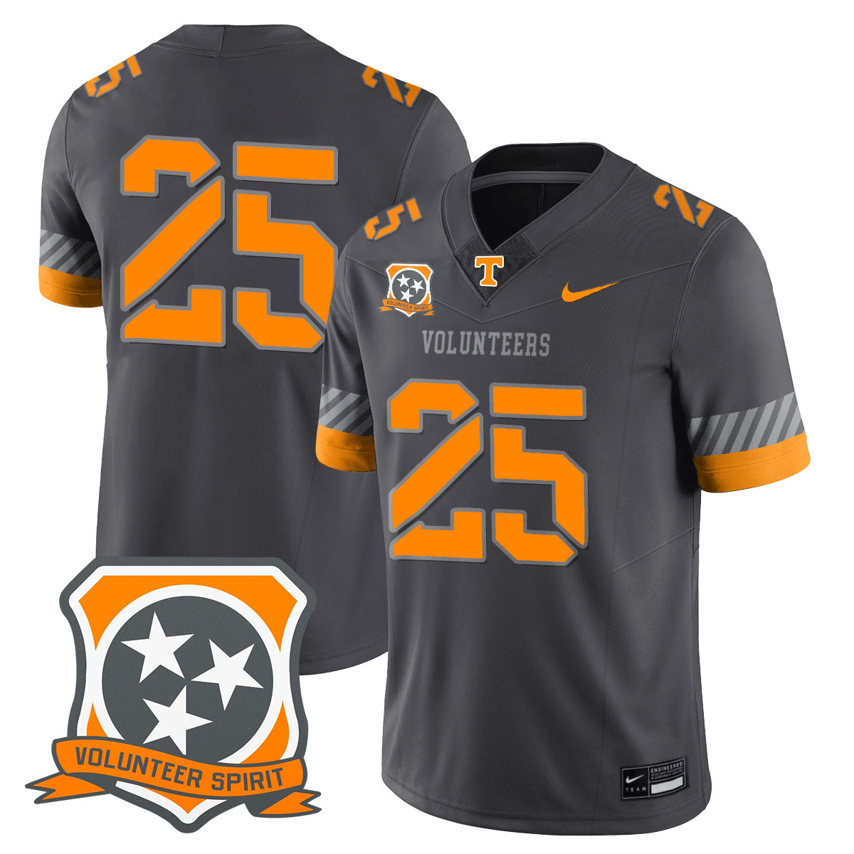 Men Tennessee Volunteers Football 2025 Spirit Limited Jersey - All Stitched