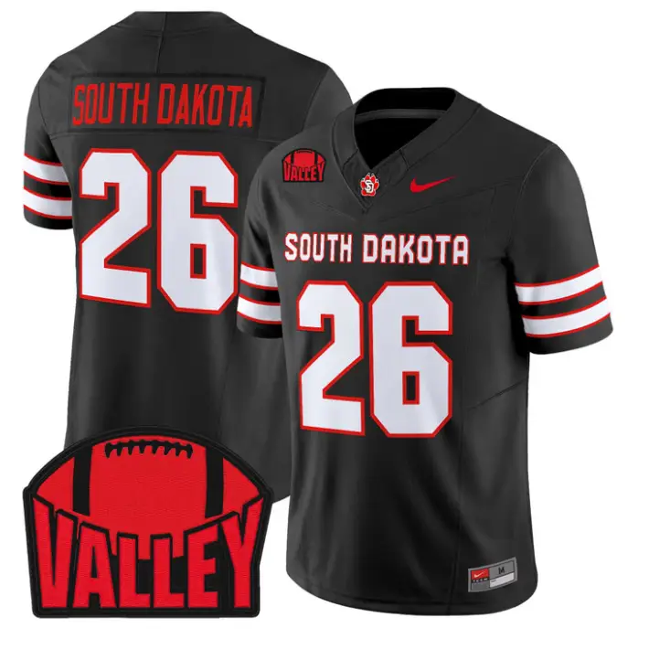 South Dakota Jersey #26 South Dakota 2026 Vapor Limited Stitched