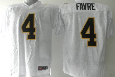 Southern Miss Golden Eagles #4 Favre White Jersey