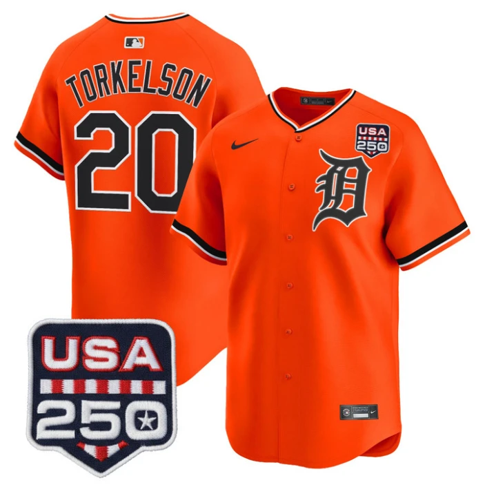 Spencer Torkelson Jersey #20 Detroit Tigers 2026 Alternate Limited Stitched