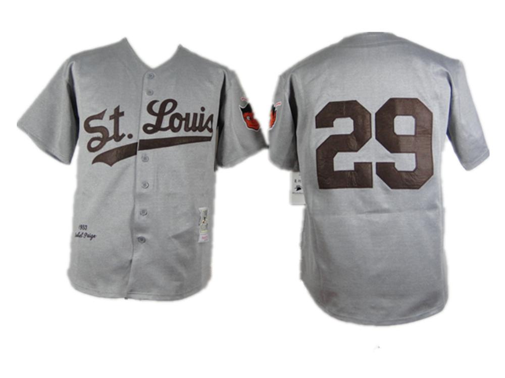 St. Louis Browns Satchel Paige Gray 1953 Throwback Jersey