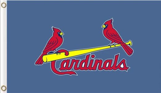 St. Louis Cardinals Baseball Club Flag 3X5Ft Banner USA Polyester with Brass Grommets