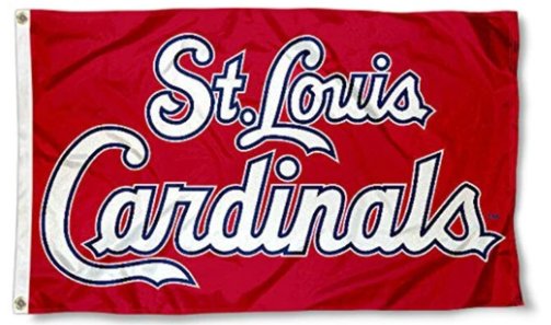 St. Louis Cardinals Logo US Flag 3X5Ft Banner USA Polyester with Brass Grommets