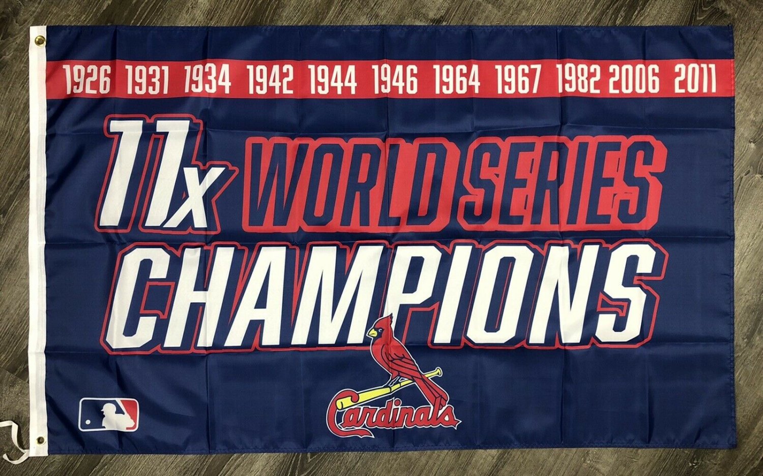St. Louis Cardinals World Series Championship Flag 3x5 ft Banner Man-Cave
