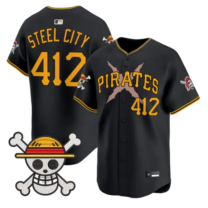 Steel City Jersey #412 Pittsburgh Pirates One Piece Premier Stitched