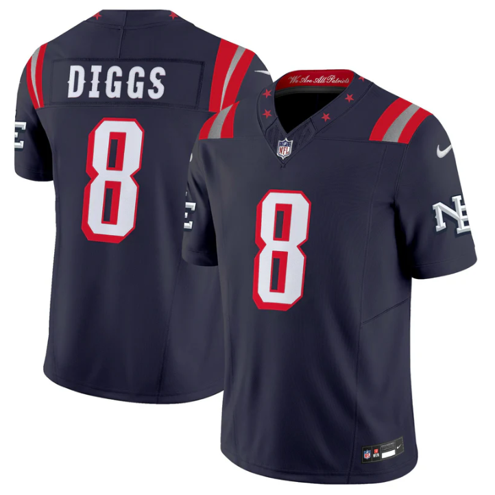 Stefon Diggs Jersey #8 Rivalries 2025 Vapor Football Limited Stitched