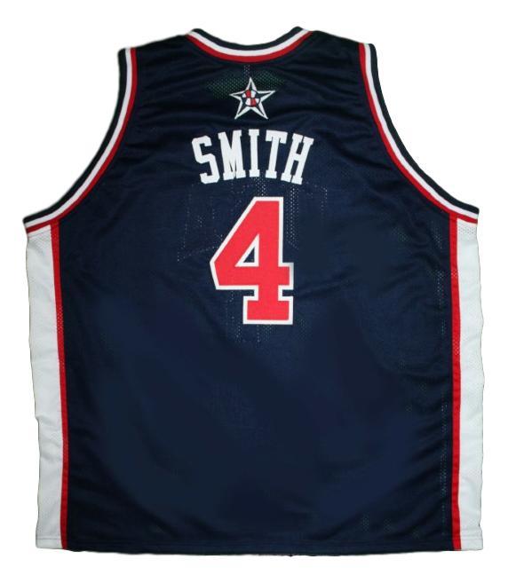 Steve Smith Jersey #4 Team USA Basketball Sewn Navy Blue