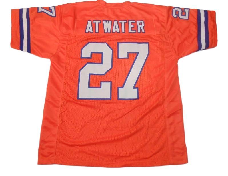 Steve Atwater CUSTOM STITCHED Unsigned Football Jersey Orange