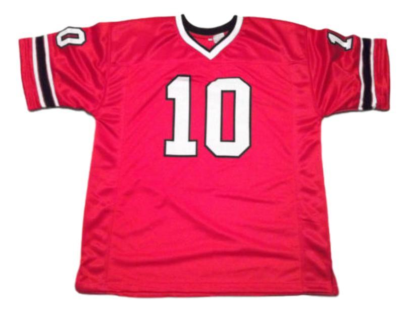 Steve Bartkowski CUSTOM STITCHED Unsigned Football Jersey Red
