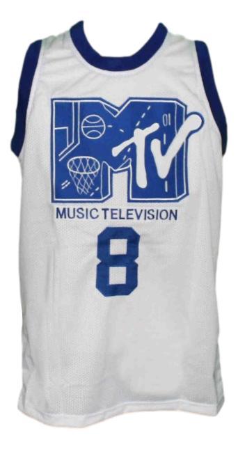Steve Urkel Jersey #8 MTV Rock N Jock Basketball White