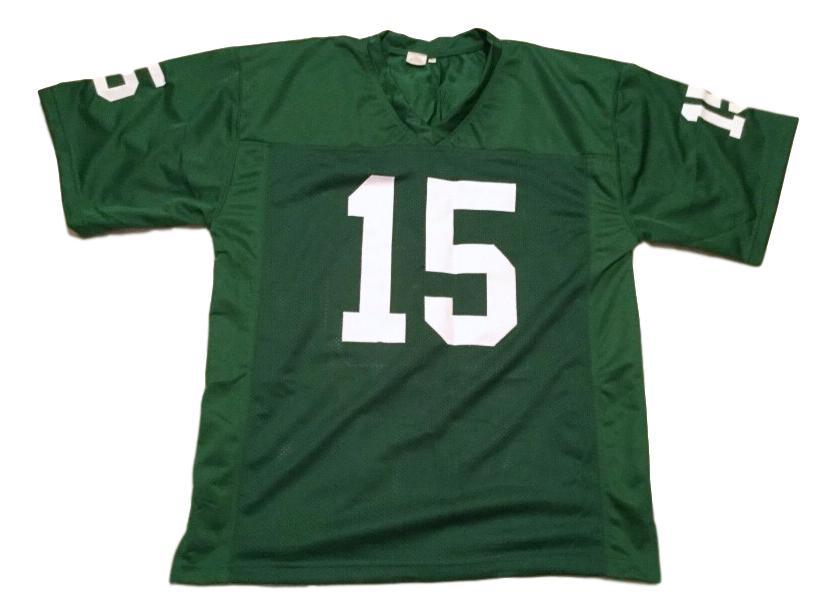 Steve Van Buren CUSTOM STITCHED Unsigned Football Jersey Green