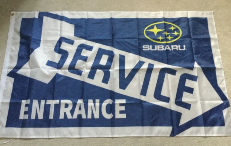 Subaru Entrance Workshop Flag 3X5 Ft Polyester Banner USA 90x150cm