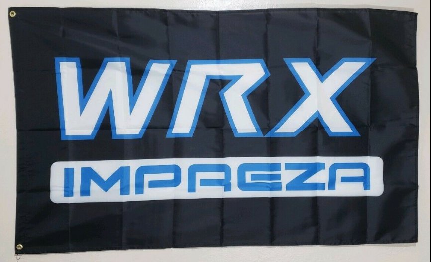 Subaru WRX Impreza Flag 3X5 Ft Polyester Banner USA 90x150cm