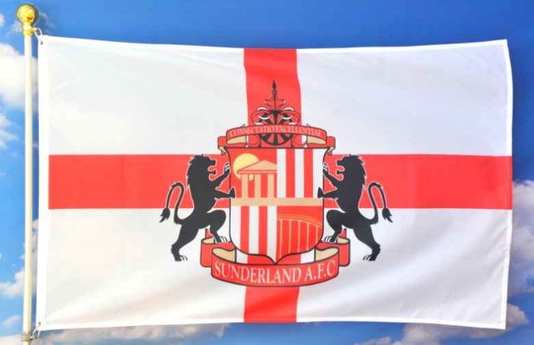 Sunderland A.F.C. Football Club Flag 3x5ft Banner Polyester