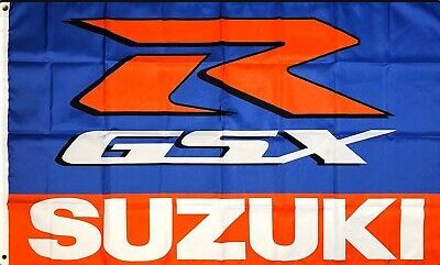 Suzuki Racing Team Flag Blue Red 3X5 Ft Polyester Banner USA 90x150cm
