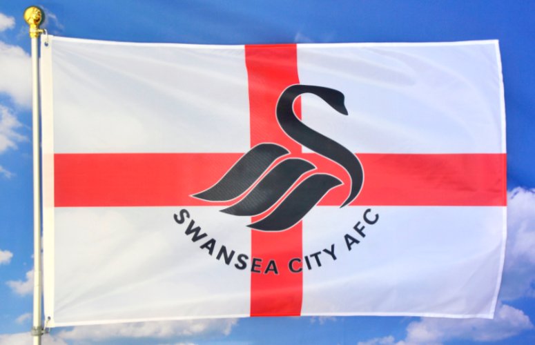 Swansea City Football Club Flag 3x5ft Banner Polyester