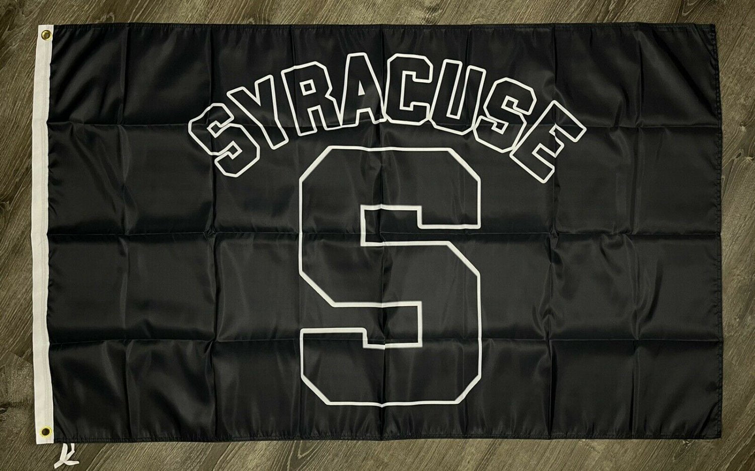 Syracuse Orange Logo Flag 3x5 ft Black Sports Banner Man-Cave Garage