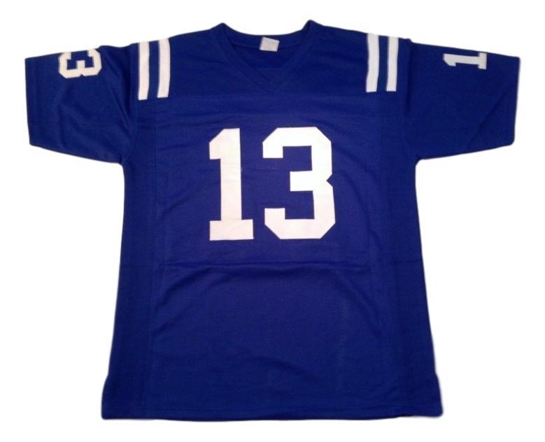 T.Y. Hilton CUSTOM STITCHED Unsigned Football Jersey Blue