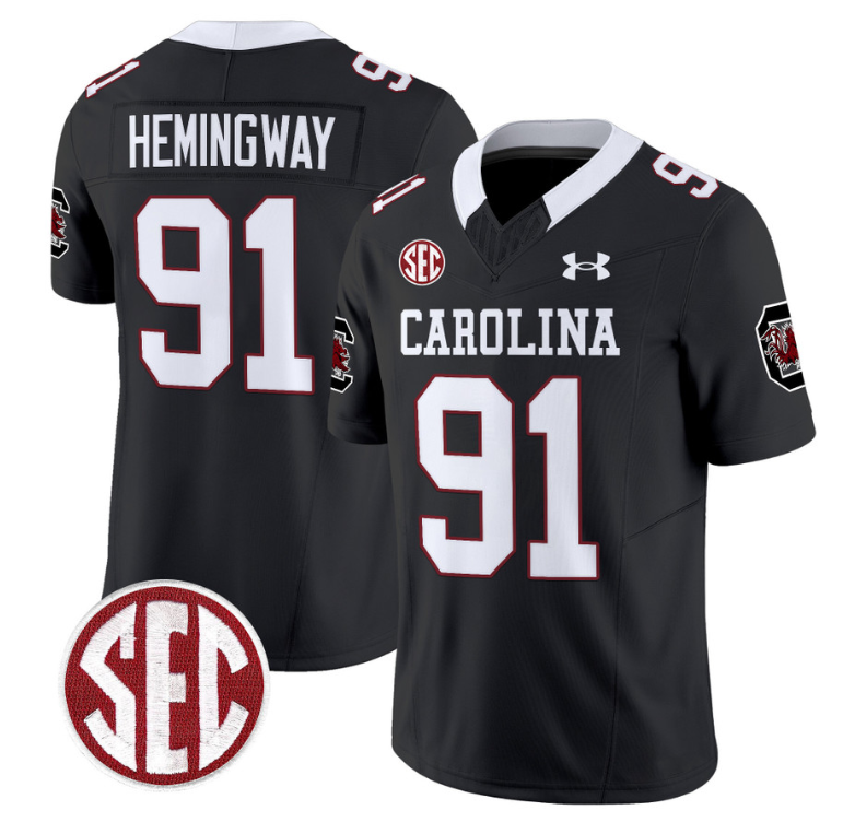 Tonka Hemingway Jersey #91 South Carolina Gamecocks Football 1980 Throwback Vapor Limited Garnet Alternate