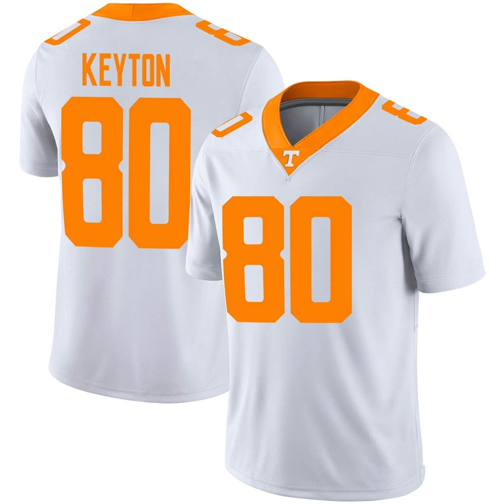 Tennessee Volunteers Ramel Keyton Jersey #80 College Football White