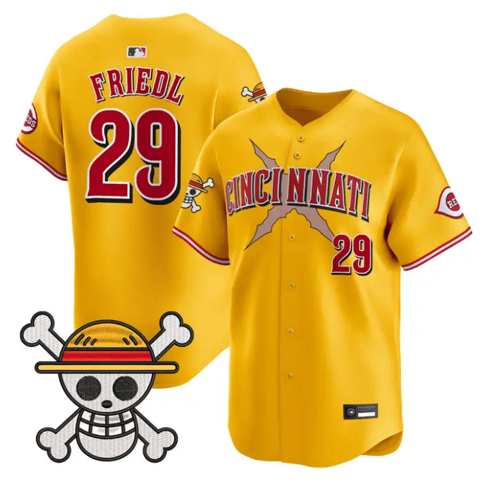 TJ Friedl Jersey #29 Cincinnati Reds One Piece Premier Stitched