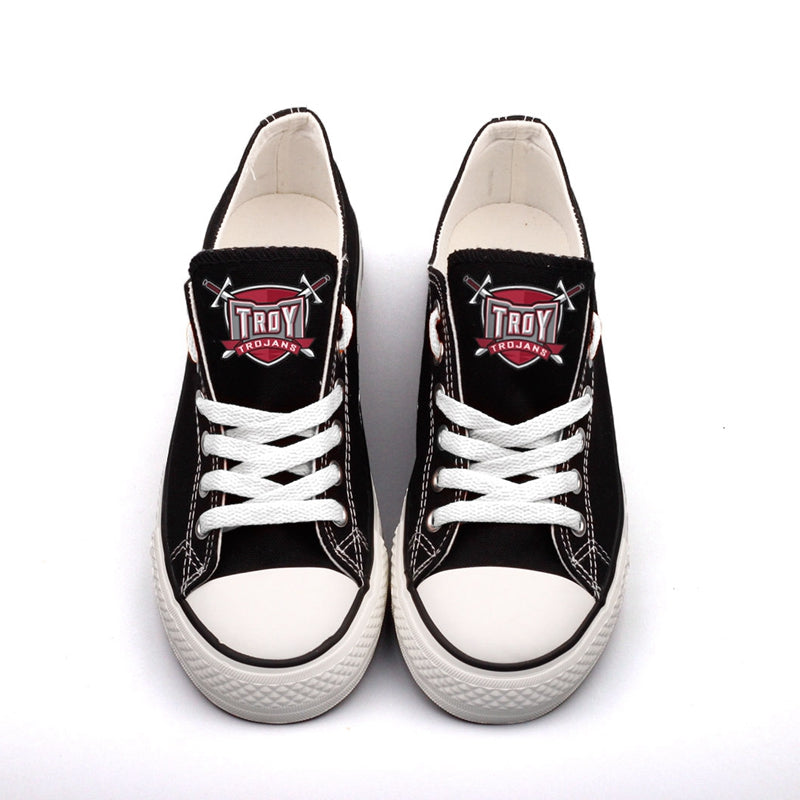 Troy Trojans Limited Print NCAA College Students Low Top Canvas Shoes Sport Sneakers