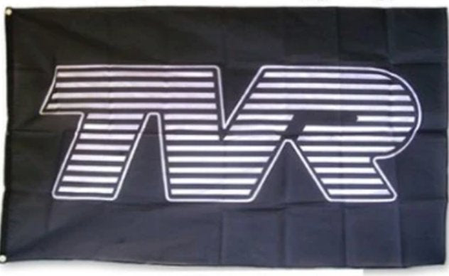 TVR Black Flag 3X5 Ft Polyester Banner USA 90x150cm