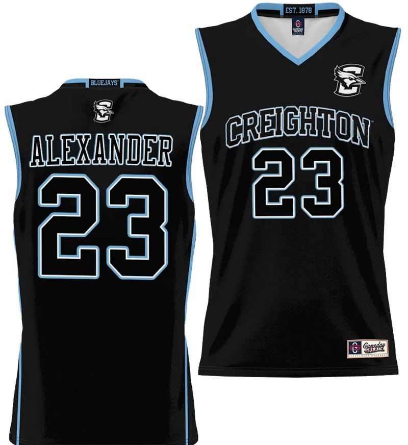 Trey Alexander Jersey #23 Creighton Bluejays College Basketball Performance