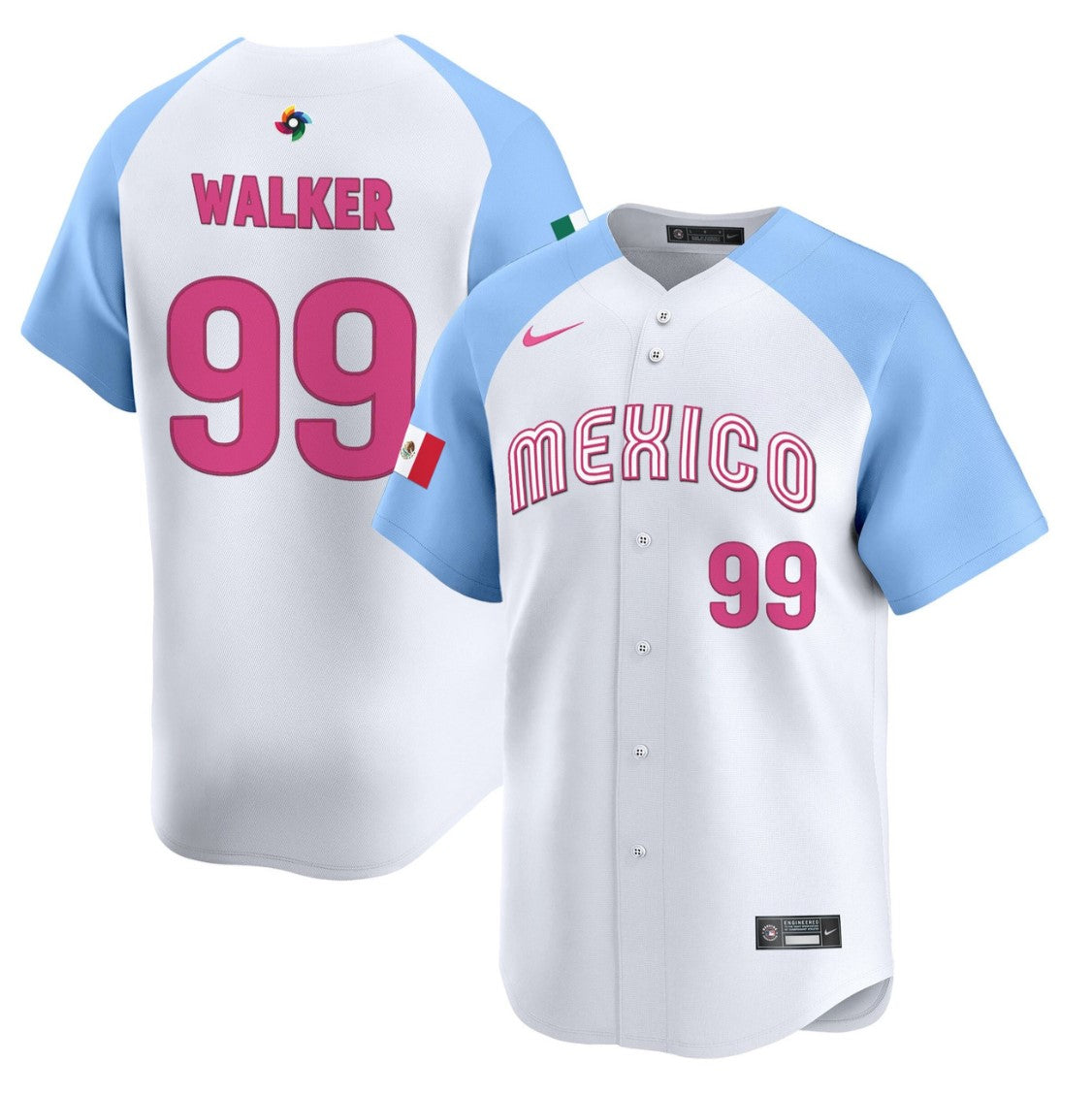 Taijuan Walker Jersey #99 Projected Team Mexico World Baseball Classic 2023 Style 2026 Roster