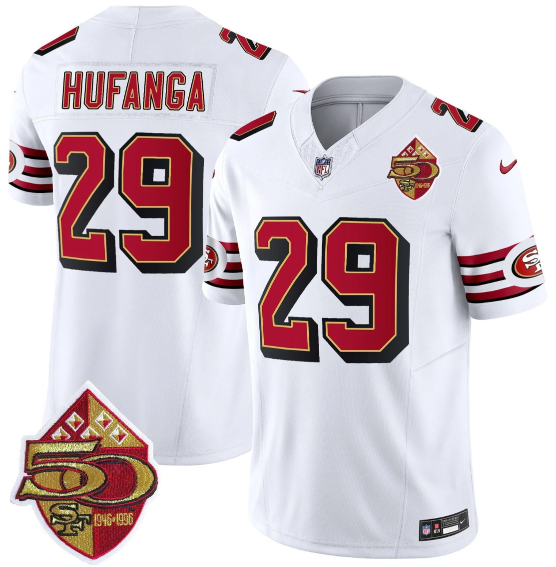 Talanoa Hufanga Jersey #29 Throwback 1996 Vapor Limited Stitched