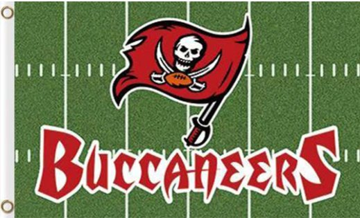 Tampa Bay Buccaneers Green Flag 3X5 Ft Polyester Banner USA 90x150cm