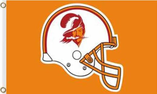 Tampa Bay Buccaneers Helmet US Flag 3X5 Ft Polyester Banner USA 90x150cm