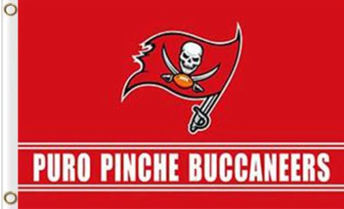 Tampa Bay Buccaneers Puro Pinche Flag 3X5 Ft Polyester Banner USA 90x150cm