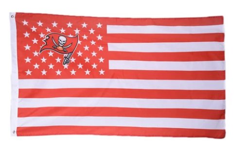 Tampa Bay Buccaneers Star & Strips Flag 3X5 Ft Polyester Banner USA 90x150cm